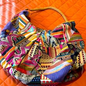 Free People tapestry slouch bag